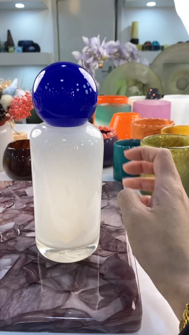 【闪购商品】琉璃慕忆家花瓶一套