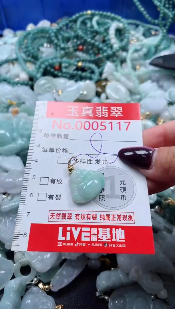 吊坠(不含链)未镶嵌翡翠5117