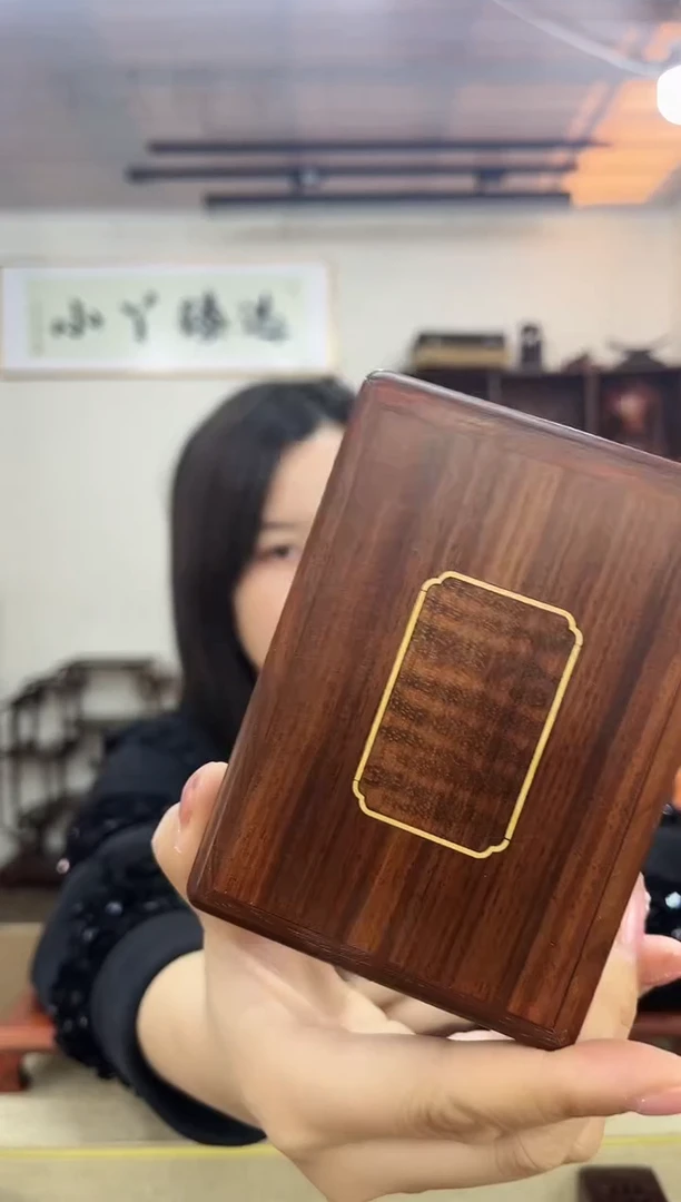 乌木类137大红酸枝盒子木木