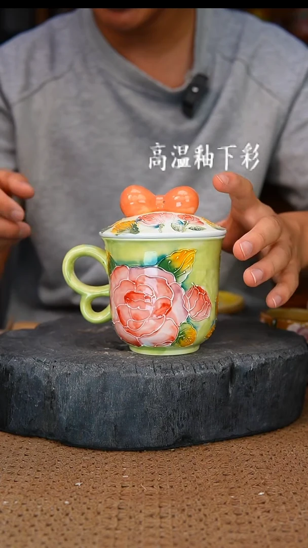 釉下彩130手工高温陶瓷