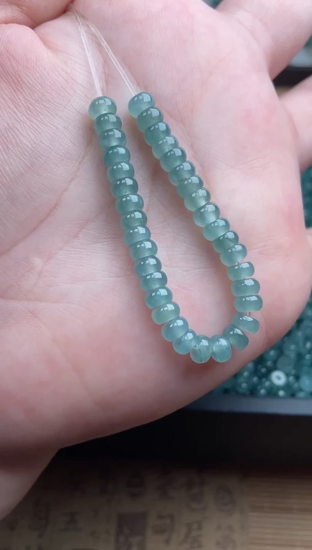 【闪购商品】翡翠手串未镶嵌多样性发货算盘珠55颗卡5
