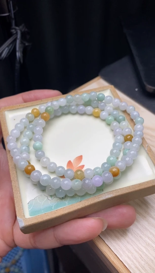 【闪购商品】翡翠手链未镶嵌天然翡翠手串1705