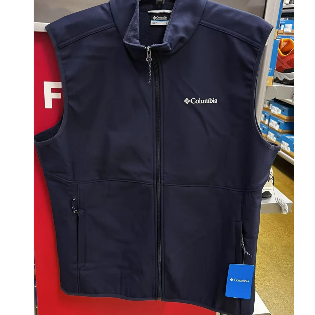 Columbia/哥伦比亚2111481 男士户外防水全拉链加绒软壳马甲