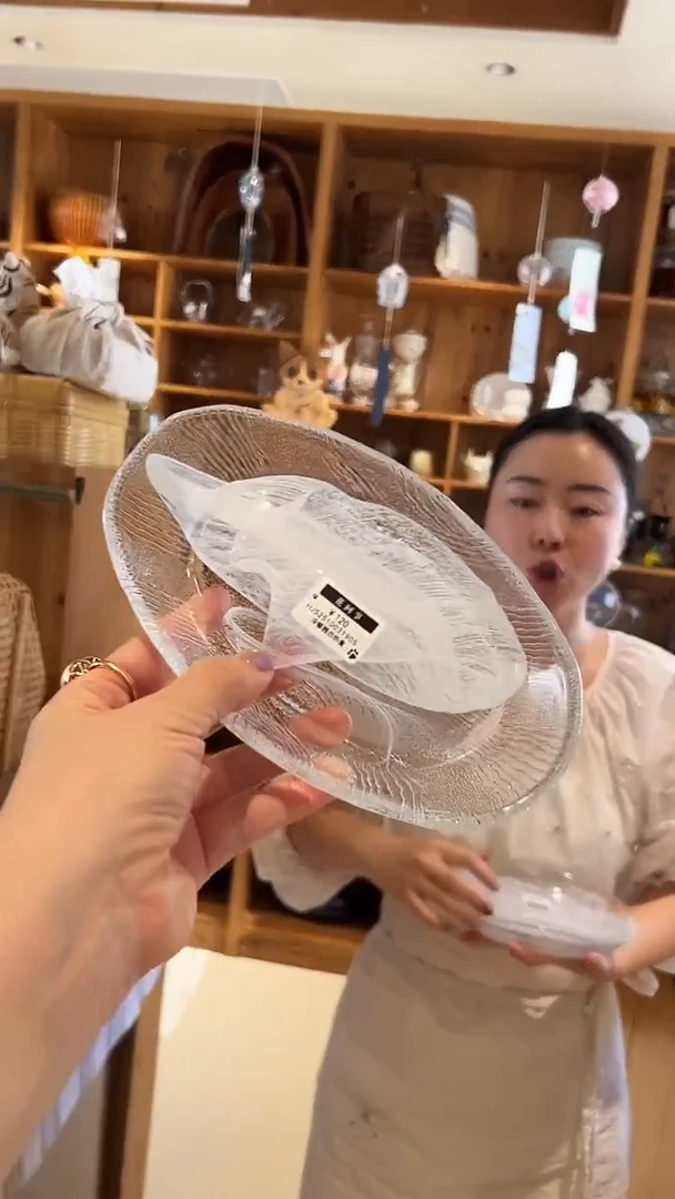 茶道摆件0000玻璃盘子1905