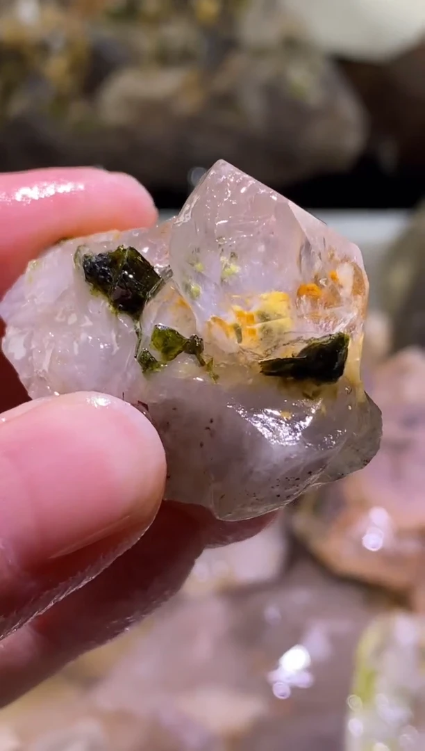 未镶嵌珠宝半成品水晶68号34.6g四川超七花园水晶