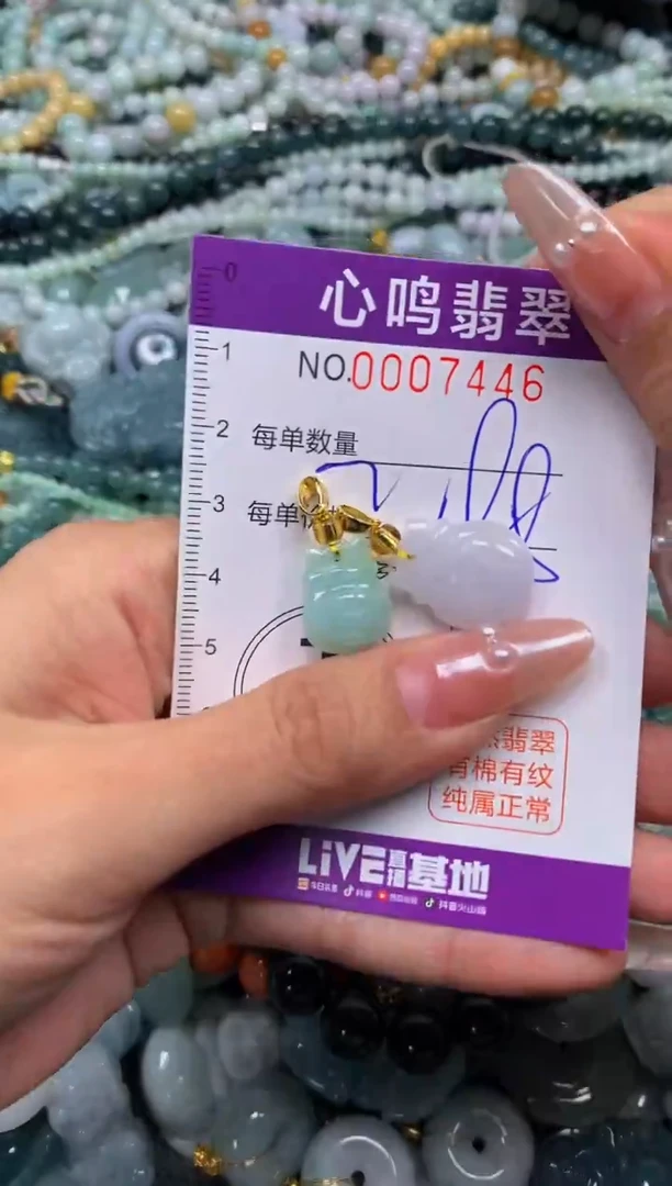 颈饰未镶嵌翡翠闪购007446