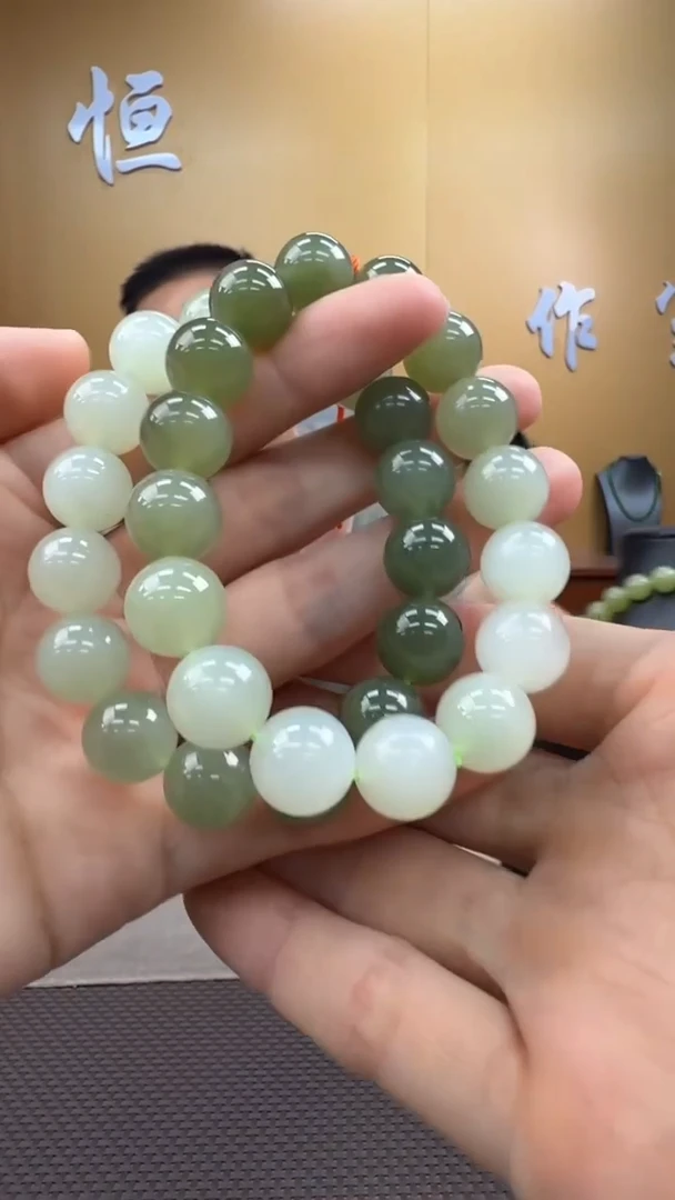 和田玉未镶嵌颈饰手串11-12多样性，发一
