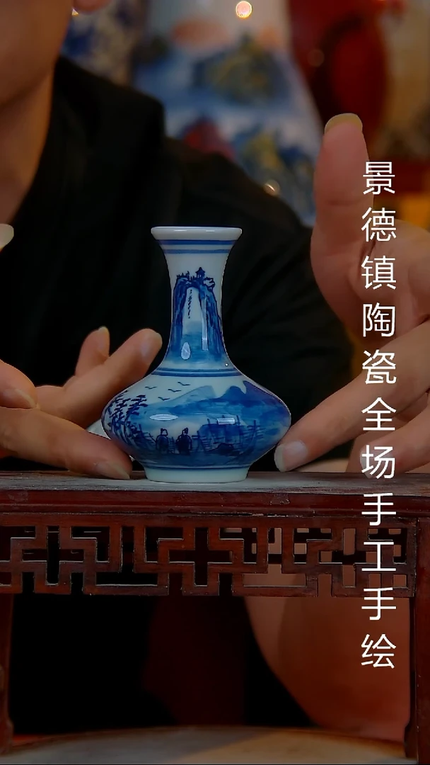 摆件景德镇陶瓷 全场手工手绘