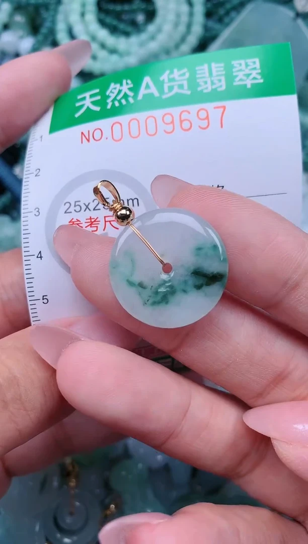 翡翠未镶嵌颈饰.0009697
