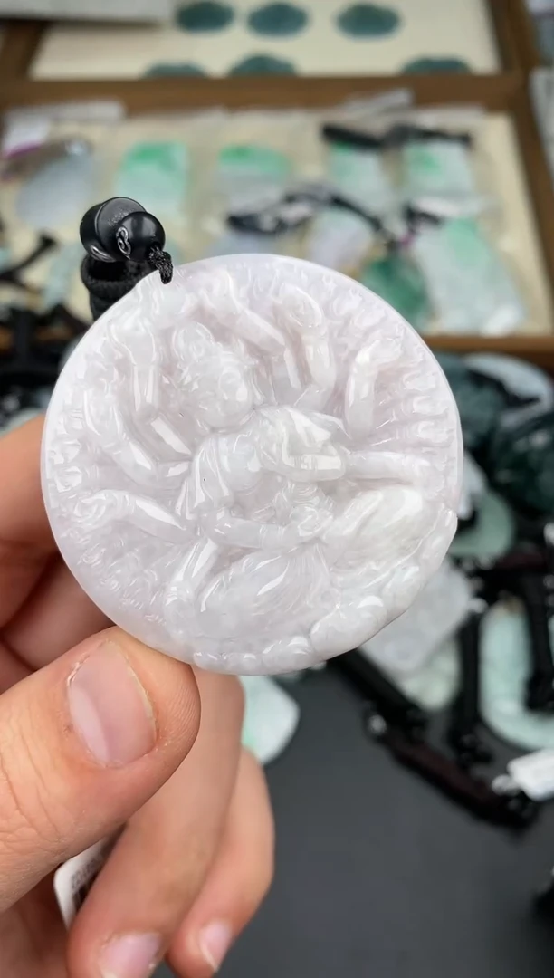 【闪购商品】翡翠颈饰未镶嵌  天然翡翠，一物一图