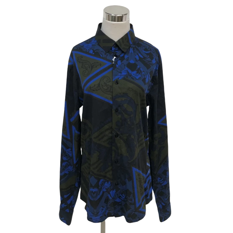 95新 VERSACE/范思哲 妃鱼/聚酯纤维/衬衣/95新/沐八19