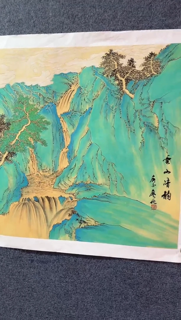 国画廖化老师国画作品