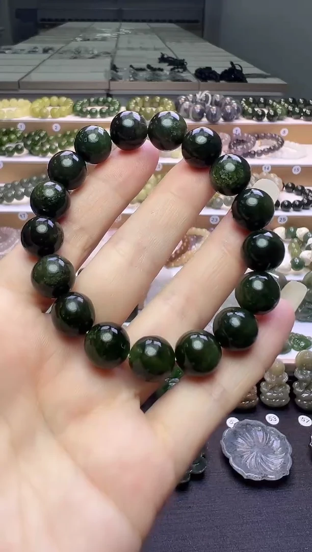 未镶嵌手串和田玉77号链接卡12mm