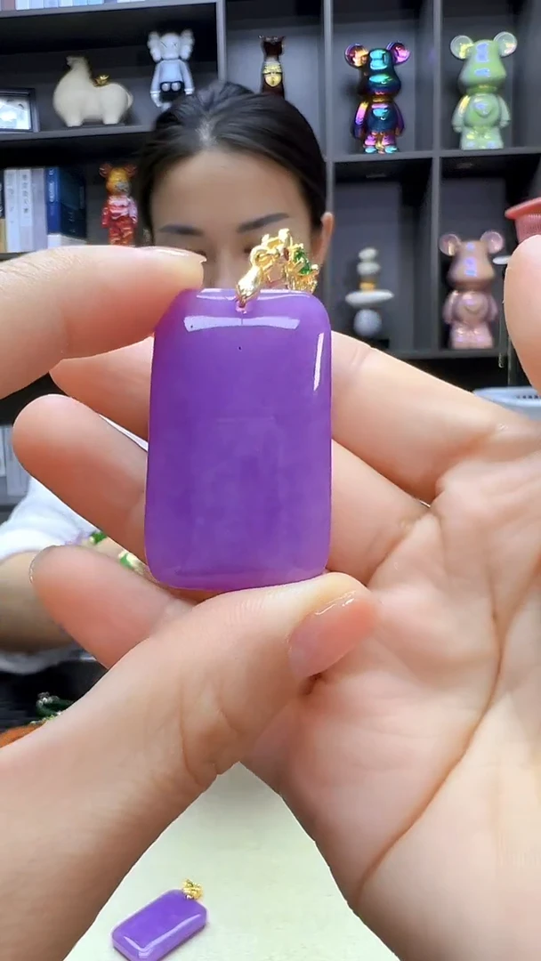 翡翠14K金镶嵌颈饰丹丹diy劲饰