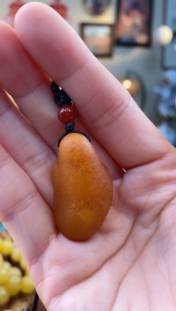 【闪购商品】琥珀颈饰未镶嵌吊坠