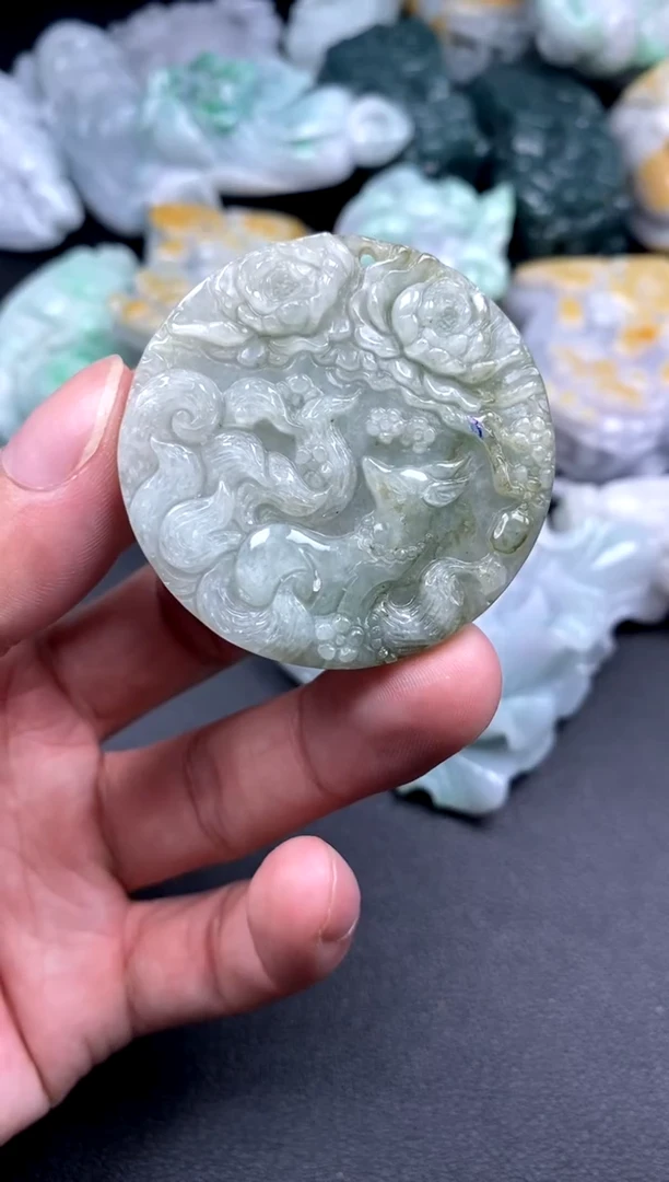 吊坠(不含链)未镶嵌翡翠1
