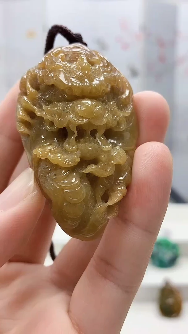定制翡翠未镶嵌5158bb-毛货挂件51