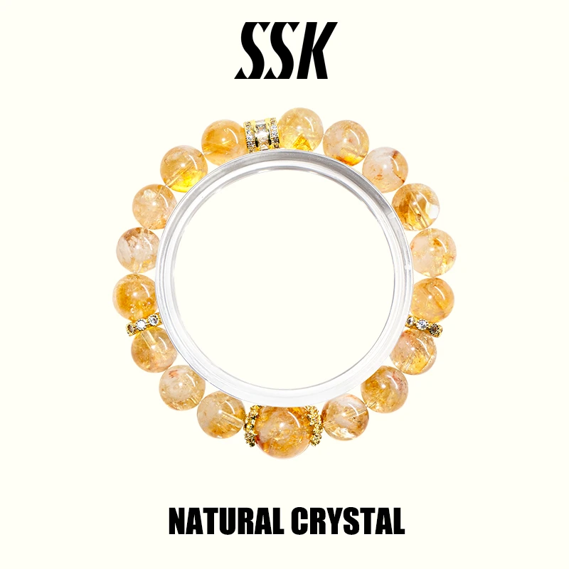【金灿塔韵】招米米黄水晶手串