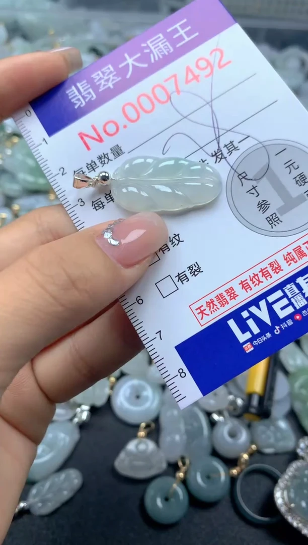 颈饰未镶嵌翡翠7492