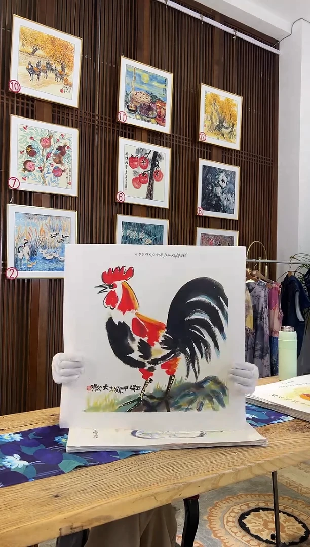 版画耿玉琨名章限量版画S