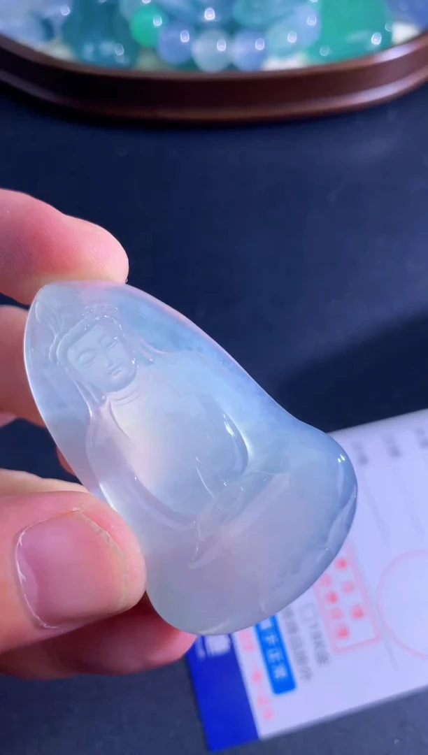 颈饰未镶嵌翡翠天然A货翡翠