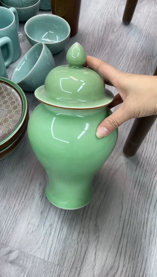 瓷特价福利 微瑕 慧仙青瓷