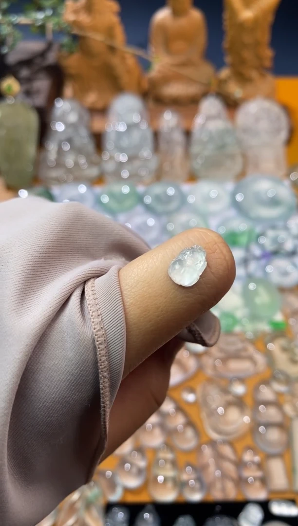 【闪购商品】定制翡翠未镶嵌貔貅9.1*6.5*3.0