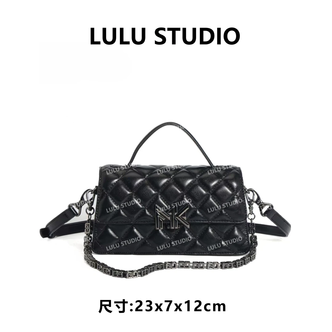 【LULU】FES-6013-黑色RAIN.CUN休闲百搭腋下斜跨女包