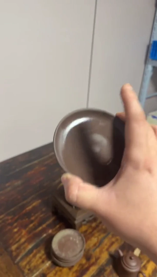 茶壶紫砂陌*久紫泥盘子一个