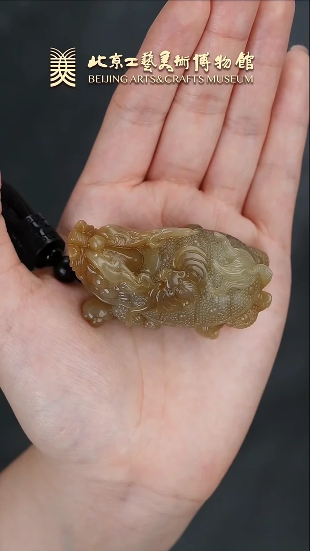 【闪购商品】和田玉把件未镶嵌B0119GMD062荣贵挂坠