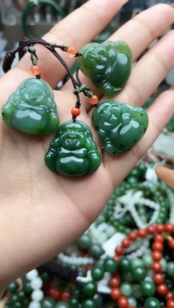 颈饰未镶嵌和田玉未镶嵌和田玉吊坠多样性拍一发一