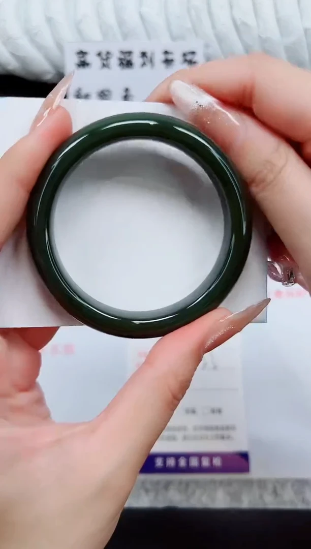 和田玉手镯未镶嵌HT82-52/53