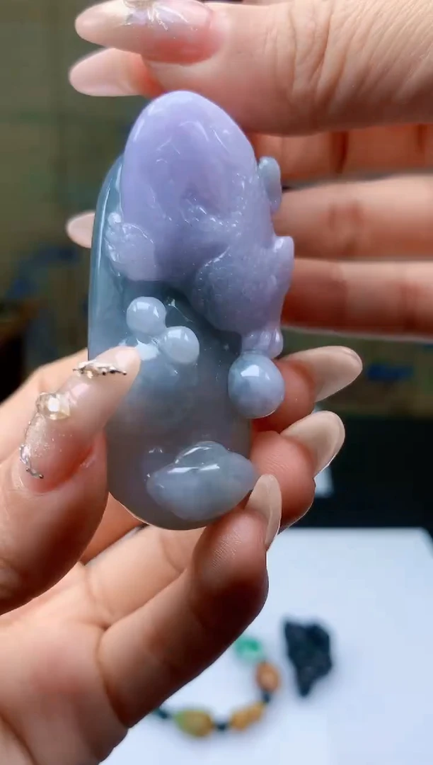 【闪购商品】定制翡翠未镶嵌4902ty-毛货挂件32