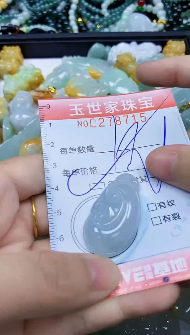 翡翠未镶嵌颈饰闪购0278715多样性发其一