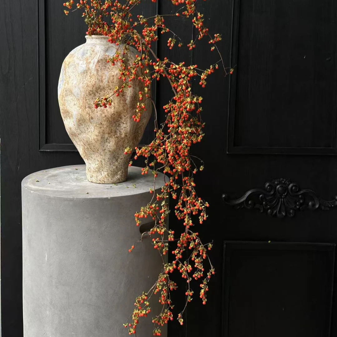 【花本家】南蛇藤高端鲜切花可做装饰禅意观赏懒人星花怒放橙色独特