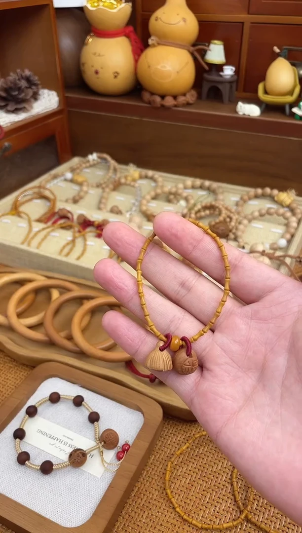 竹节手串一物一拍好运连连款