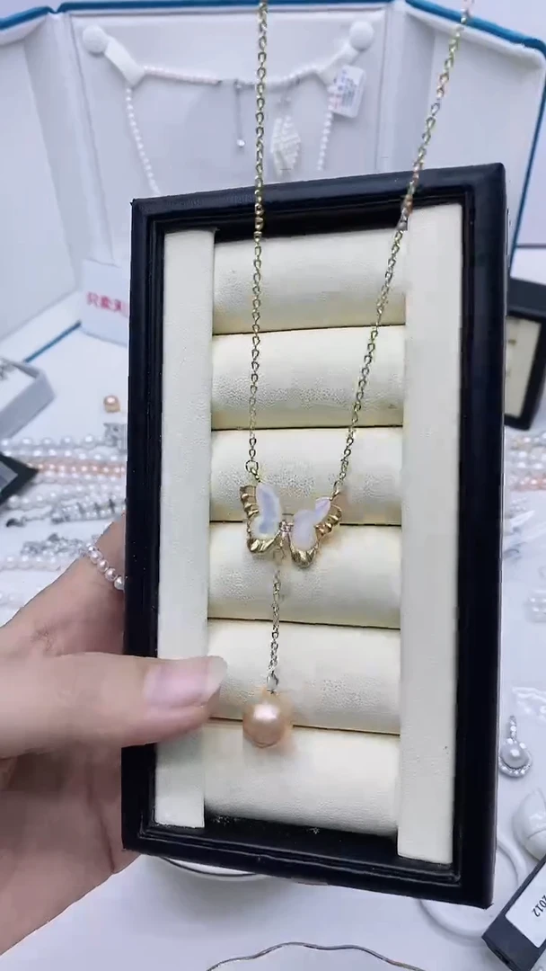 项链未镶嵌淡水珍珠项链多样性发其一