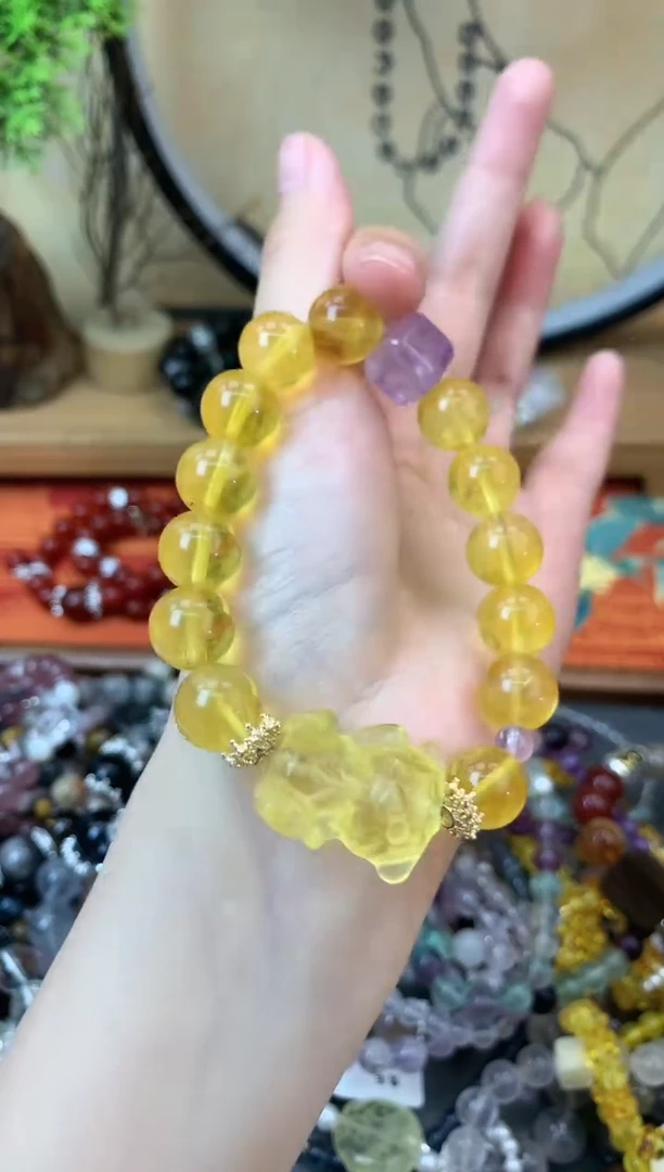 【闪购商品】萤石手链未镶嵌230手串