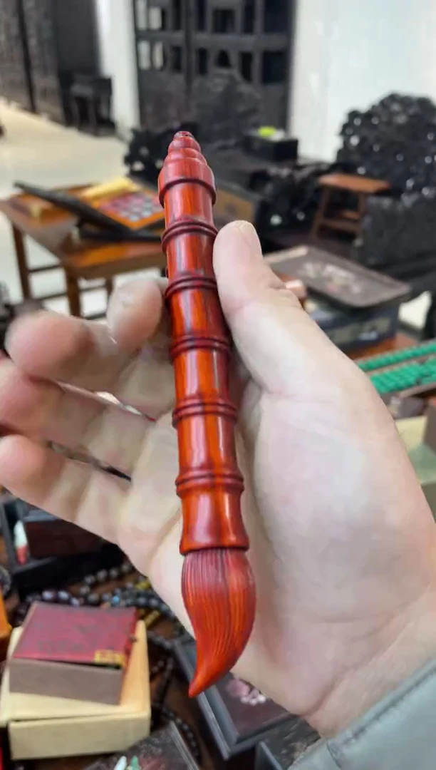 【闪购商品】木毛笔手把件啊啊