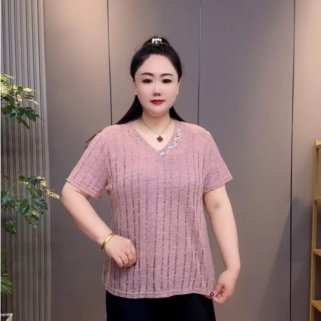 2025时尚洋气重工钉珠设计感镂空显瘦上衣