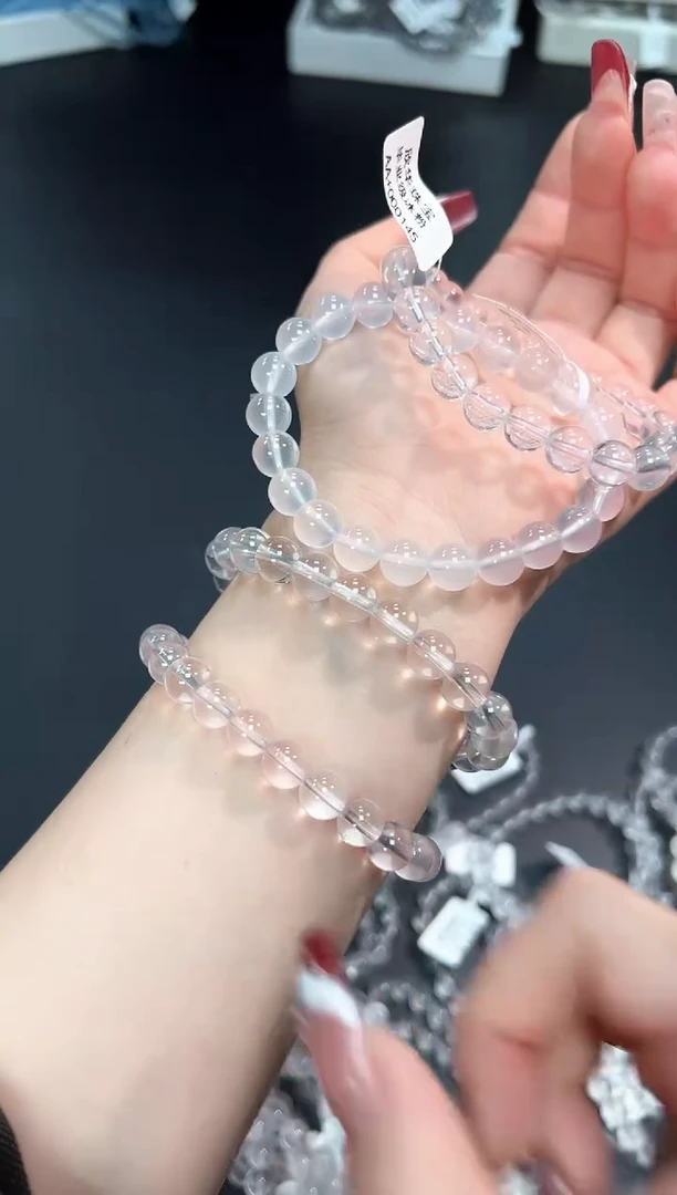 【闪购商品】水晶手串未镶嵌10R多样性发其一/1条8mm默认微瑕