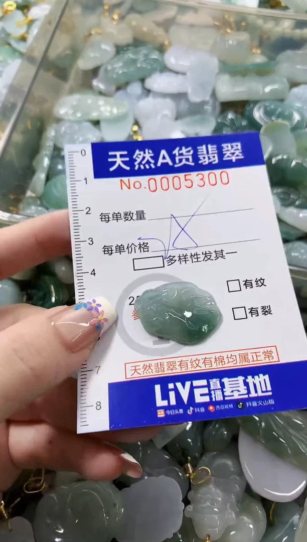 颈饰未镶嵌翡翠天然A货翡翠
