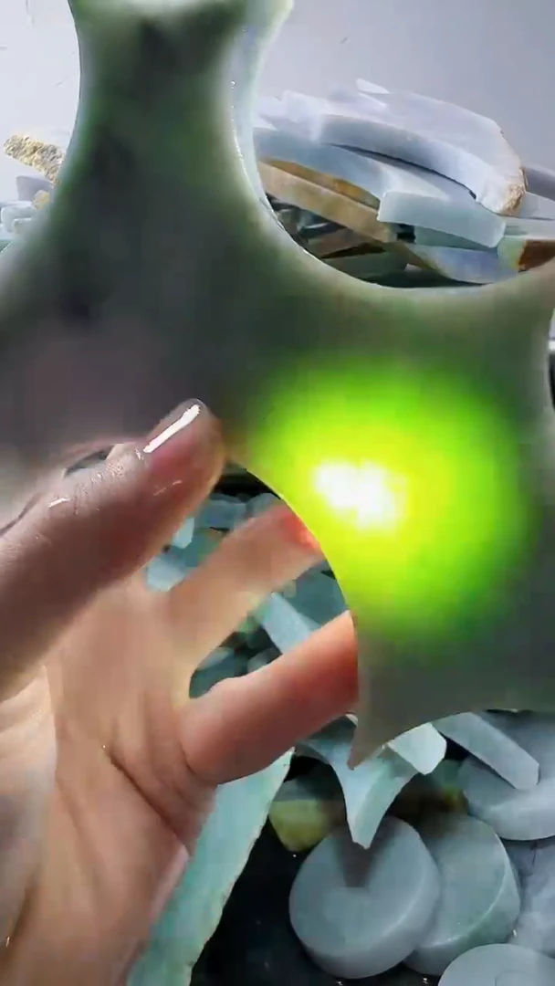 裸石翡翠缅甸翡翠A货文3352
