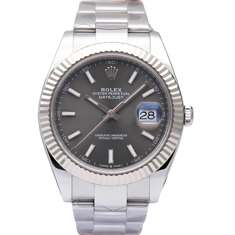 99新 Rolex/劳力士 日志型126334-0013间白金41表径自动机械男表