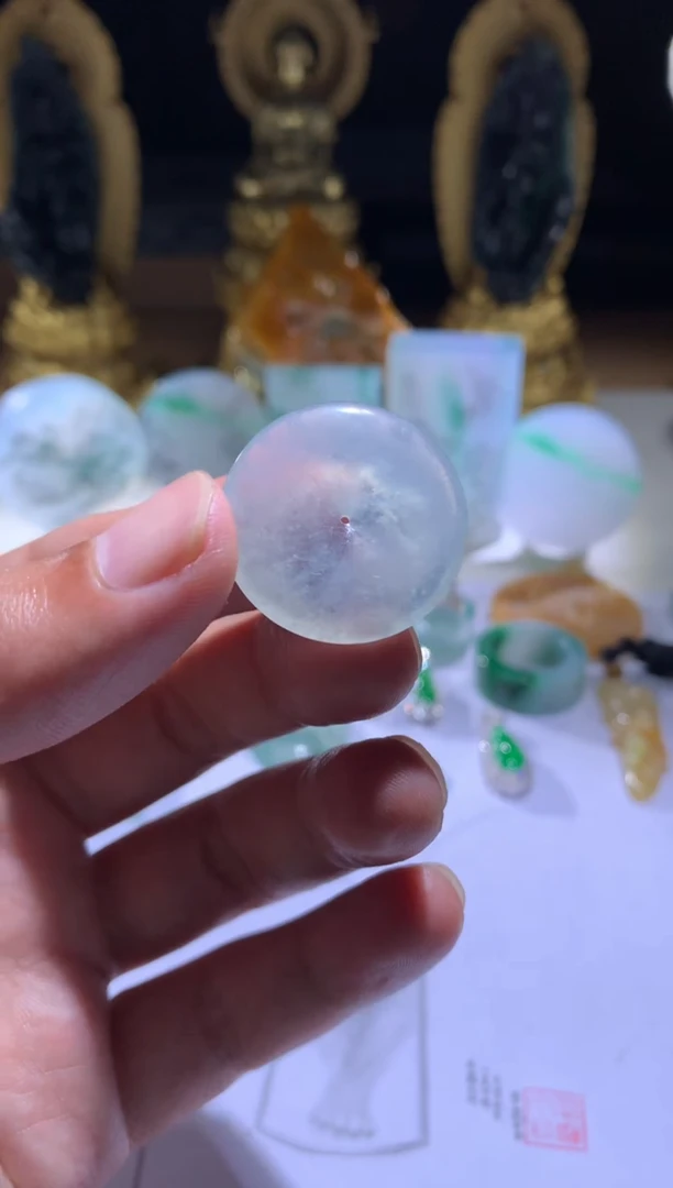 【闪购商品】定制翡翠未镶嵌平安扣