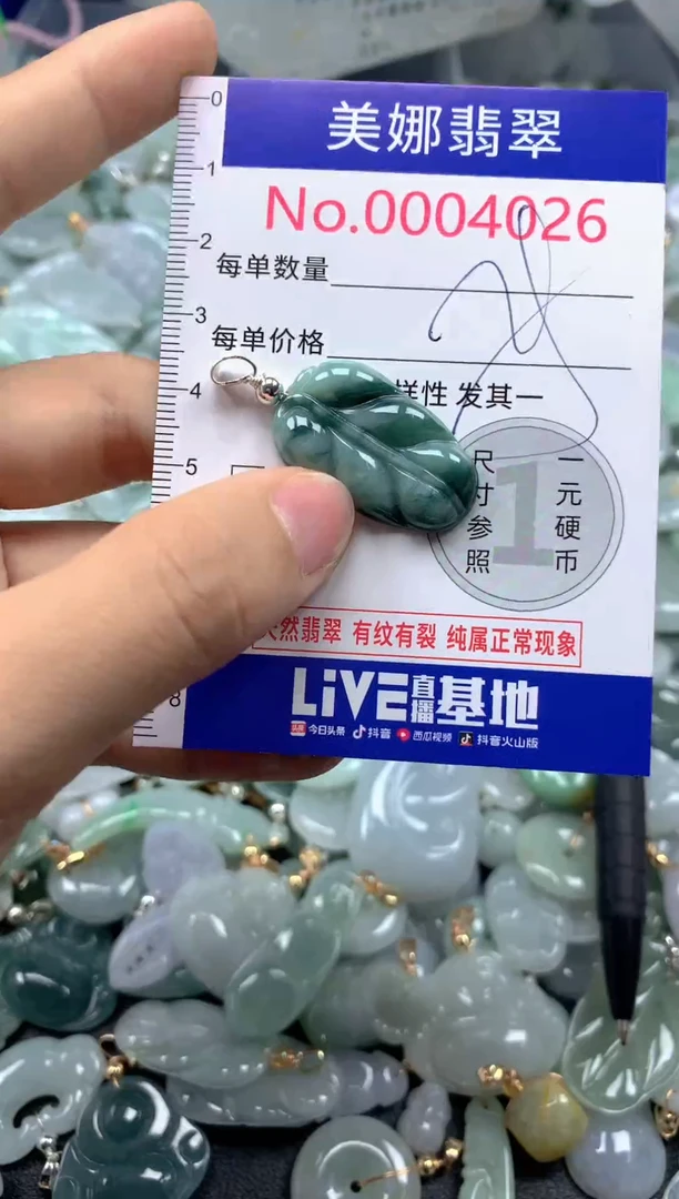 颈饰未镶嵌翡翠4026