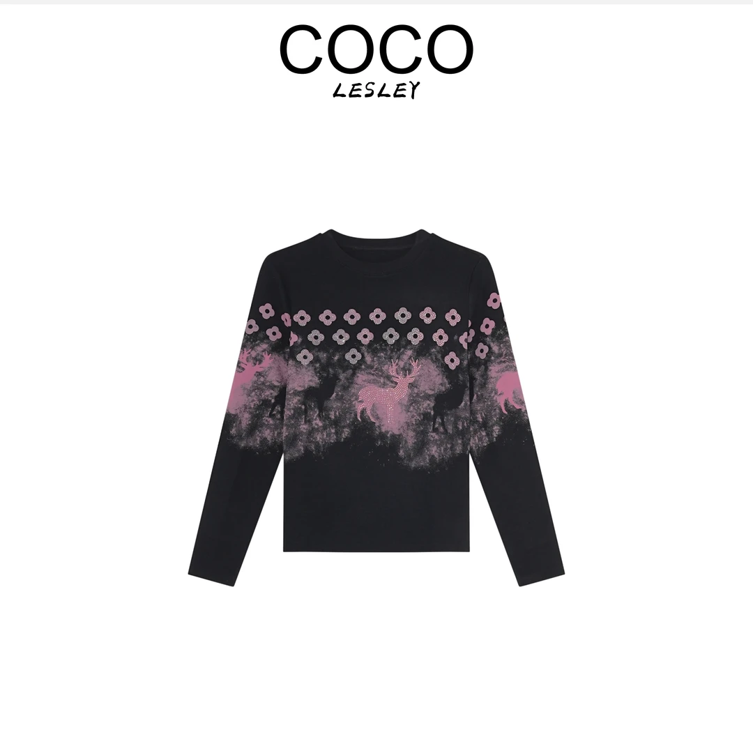 【COCO LESLEY】 B98160新款洋气百搭长袖