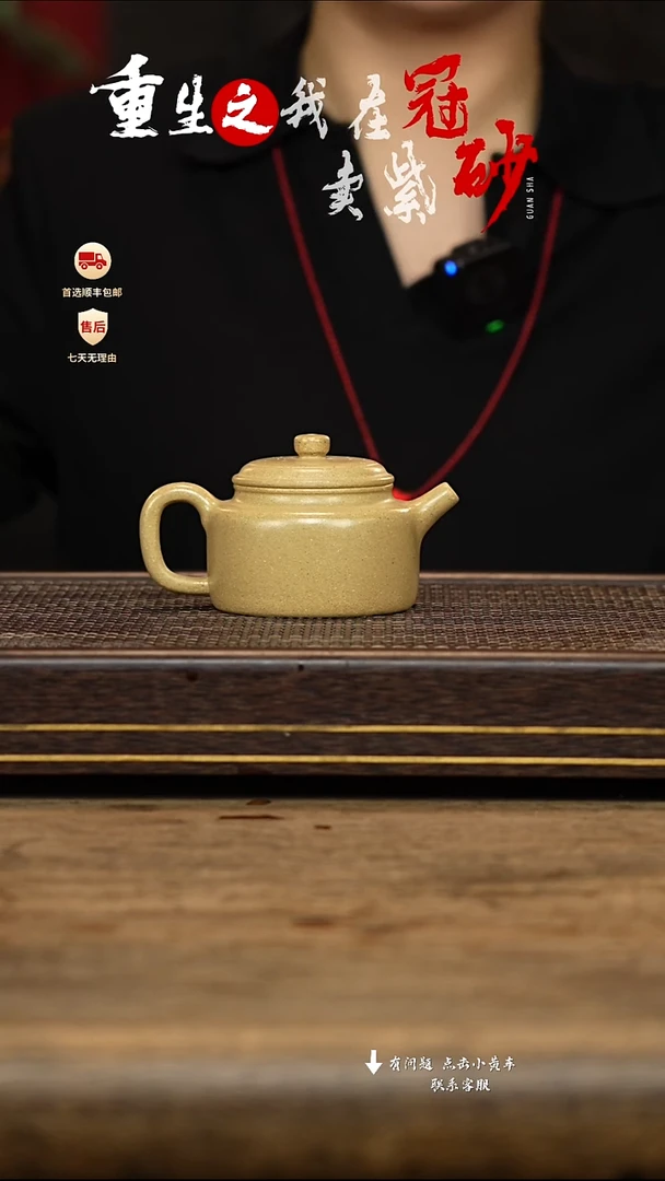 茶壶紫砂冠砂茶器15