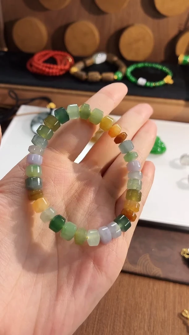 未镶嵌手链翡翠手串