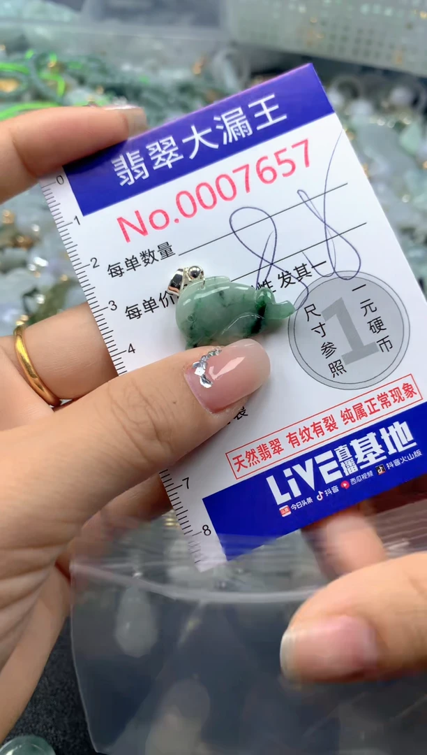 颈饰未镶嵌翡翠7657